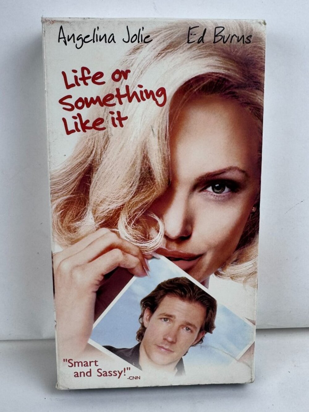 Life or Something Like It VHS Angelina Jolie Ed Burns 2002 Rom-Com Movie Tested
